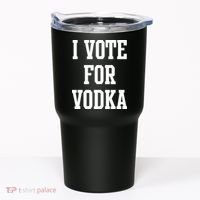 I Vote For Vodka Tumbler thumb 0