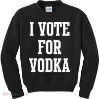 I Vote For Vodka Kids Sweatshirt thumb 0