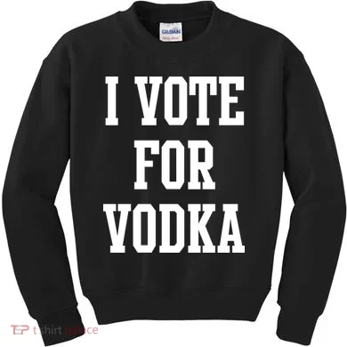 I Vote For Vodka Kids Sweatshirt