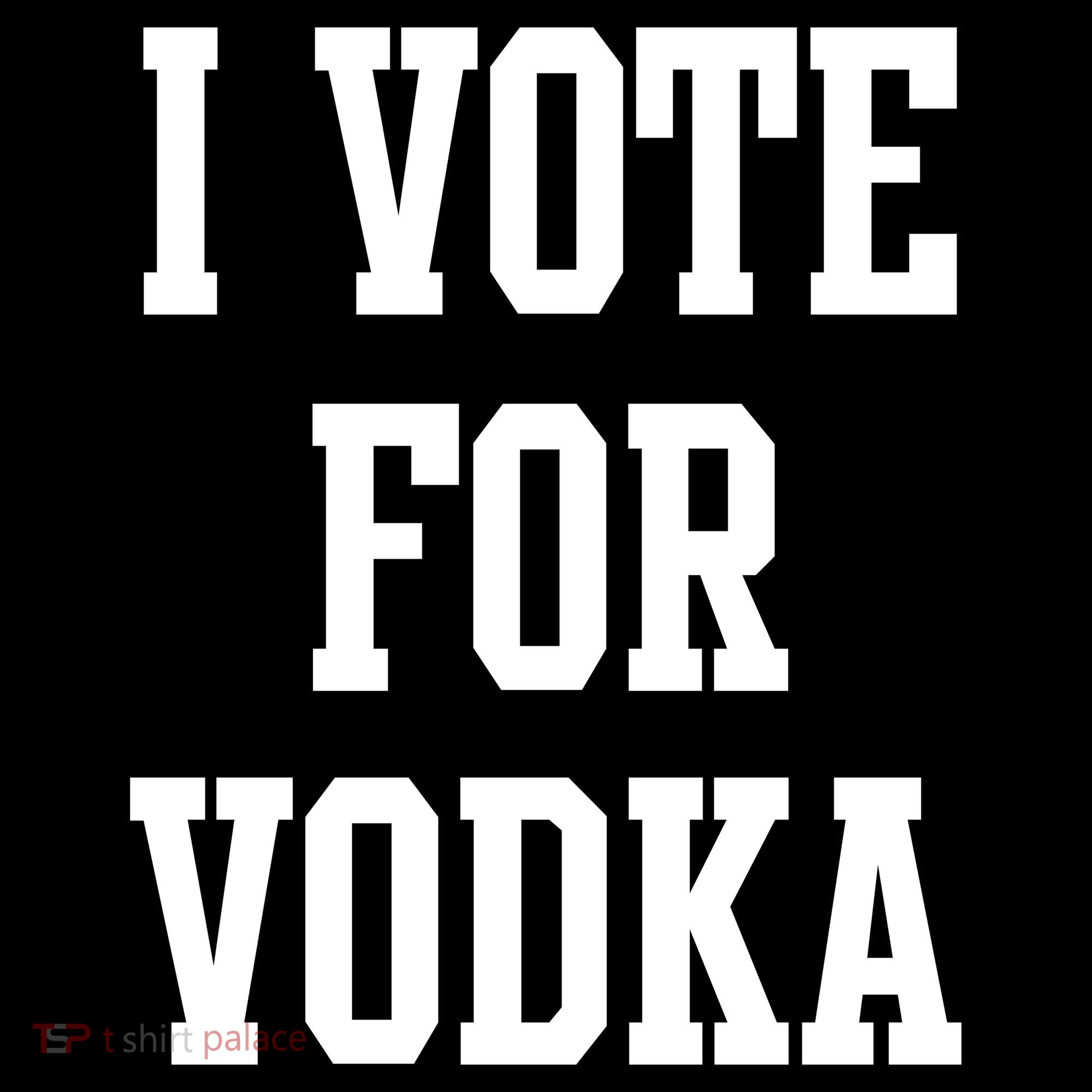 I Vote For Vodka Kids Hoodie
