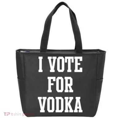 I Vote For Vodka Tote Bag