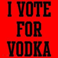I Vote For Vodka Santa Hat thumb 1