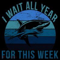 I Wait All Year For This Week Shark Coffee Mug thumb 5