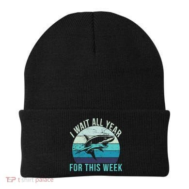 I Wait All Year For This Week Shark Beanie
