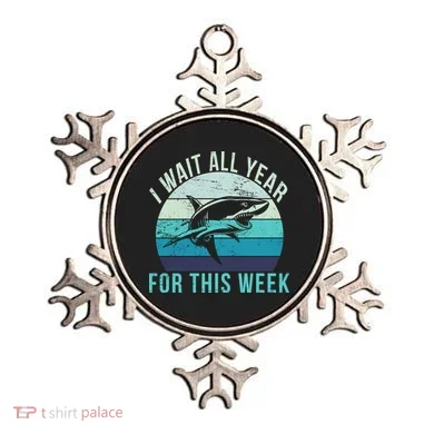 I Wait All Year For This Week Shark Ornament