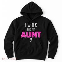 I Walk For My Aunt Breast Cancer Hoodie thumb 0
