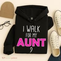 I Walk For My Aunt Breast Cancer Hoodie thumb 4