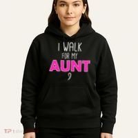 I Walk For My Aunt Breast Cancer Hoodie thumb 5