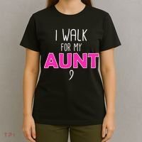 I Walk For My Aunt Breast Cancer T-Shirt thumb 4