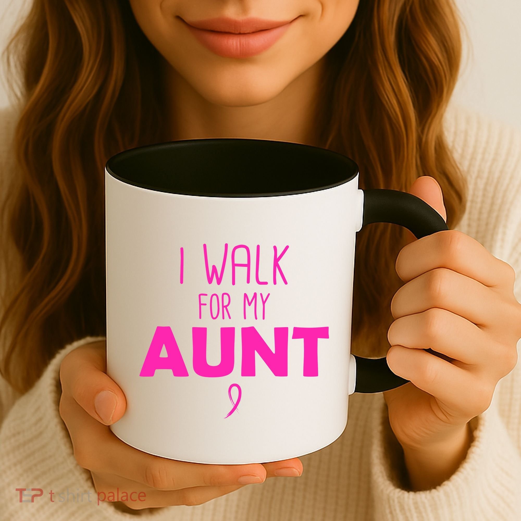I Walk For My Aunt Breast Cancer Coffee Mug
