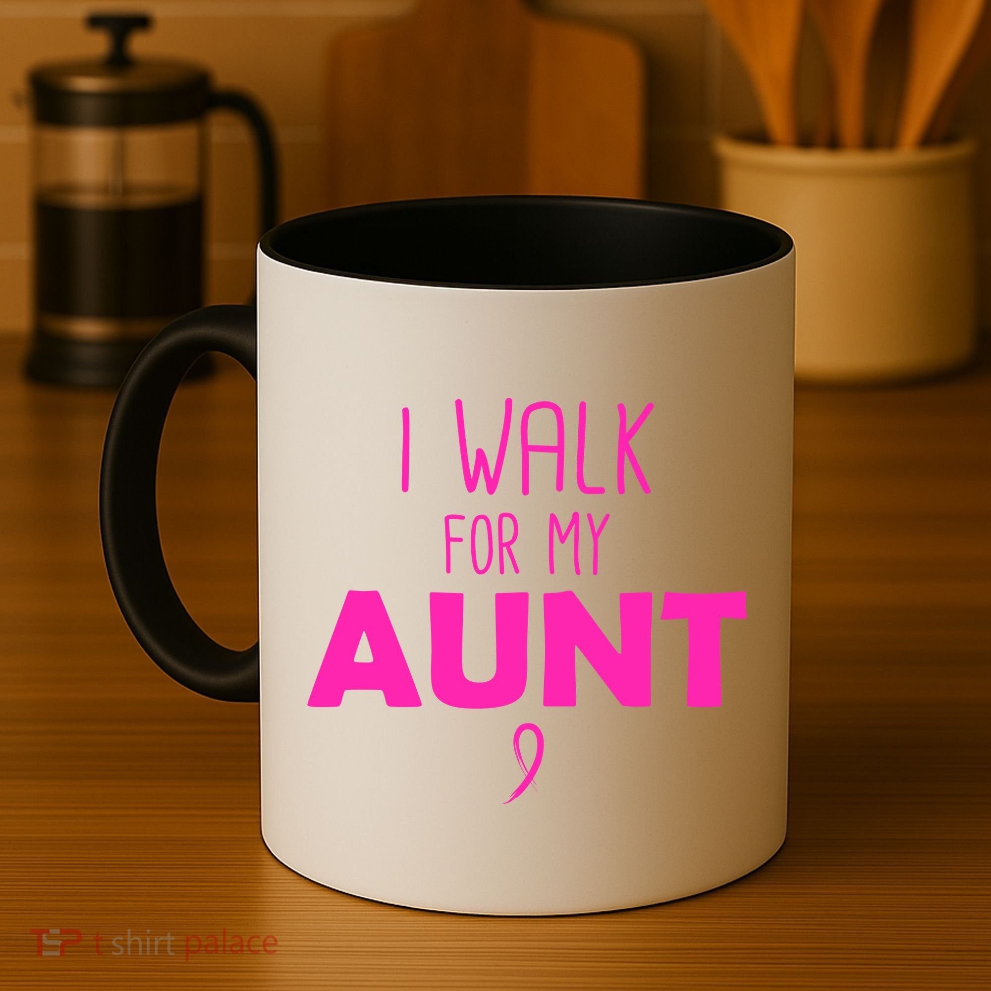 I Walk For My Aunt Breast Cancer Coffee Mug