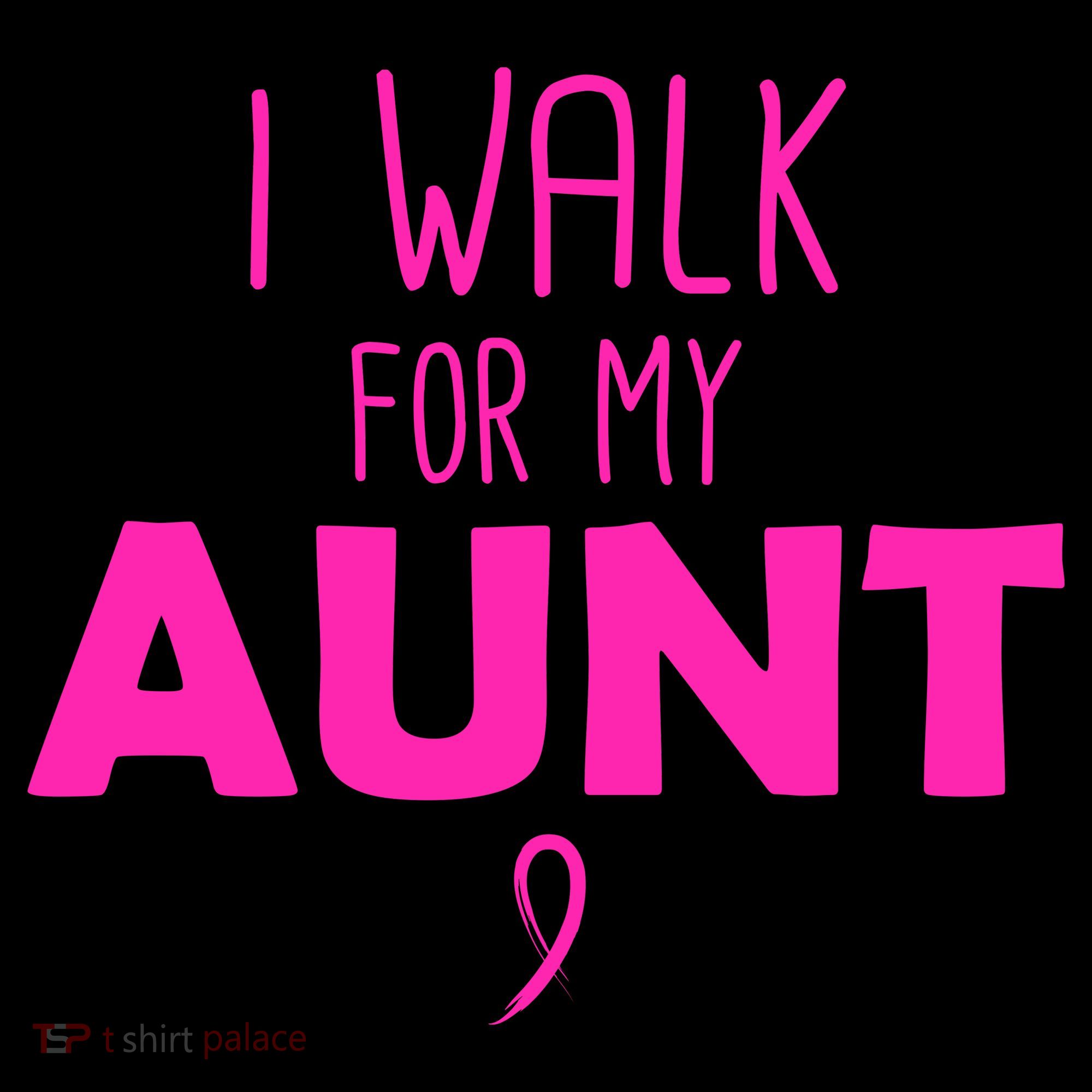 I Walk For My Aunt Breast Cancer Coffee Mug