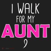I Walk For My Aunt Breast Cancer Beanie thumb 2