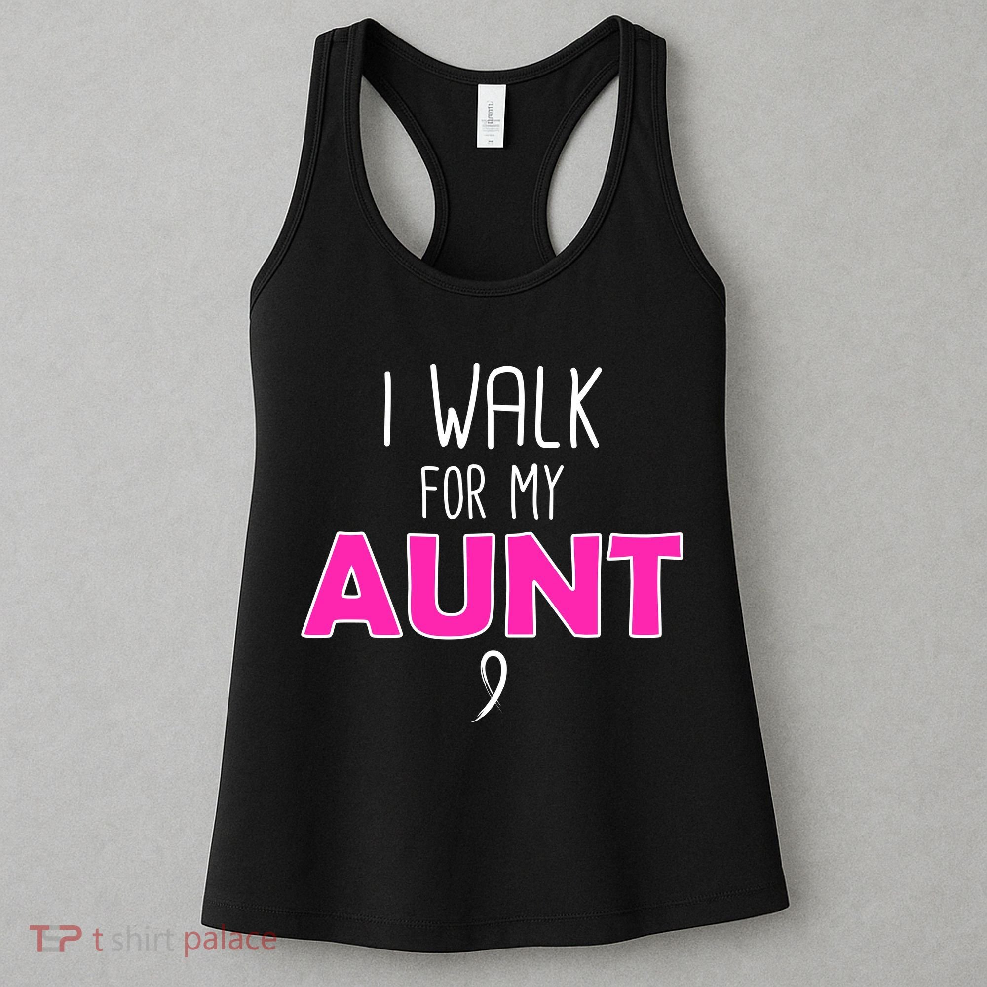 I Walk For My Aunt Breast Cancer Women's Tank Top