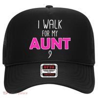 I Walk For My Aunt Breast Cancer Hat thumb 0