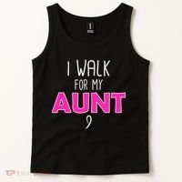 I Walk For My Aunt Breast Cancer Tank Top thumb 2
