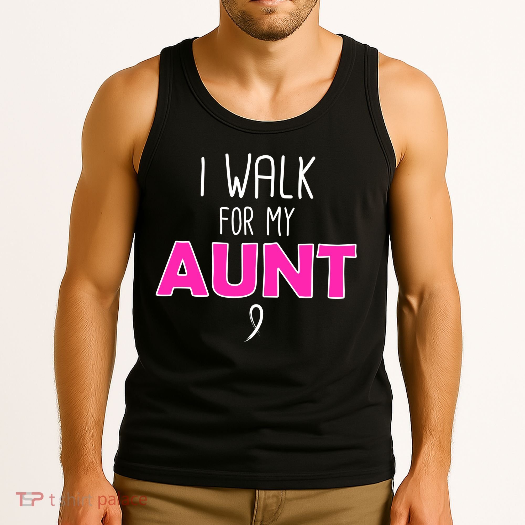 I Walk For My Aunt Breast Cancer Tank Top