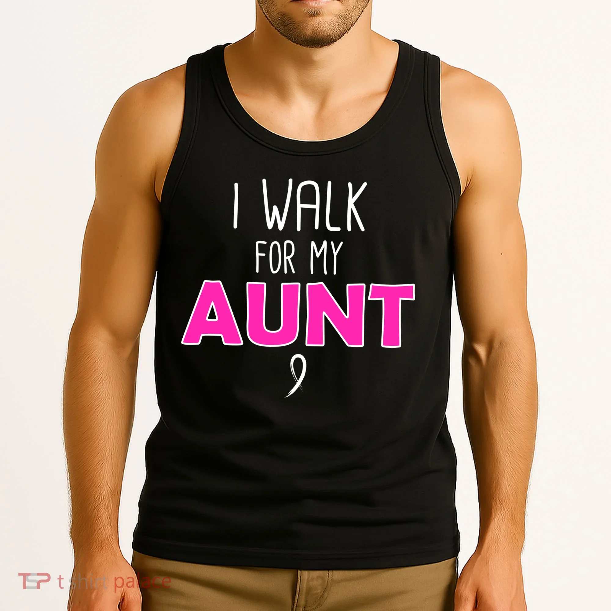 I Walk For My Aunt Breast Cancer Tank Top