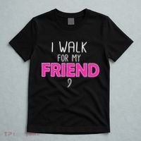 I Walk For My Friend Breast Cancer T-Shirt thumb 5