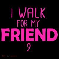 I Walk For My Friend Breast Cancer Coffee Mug thumb 5