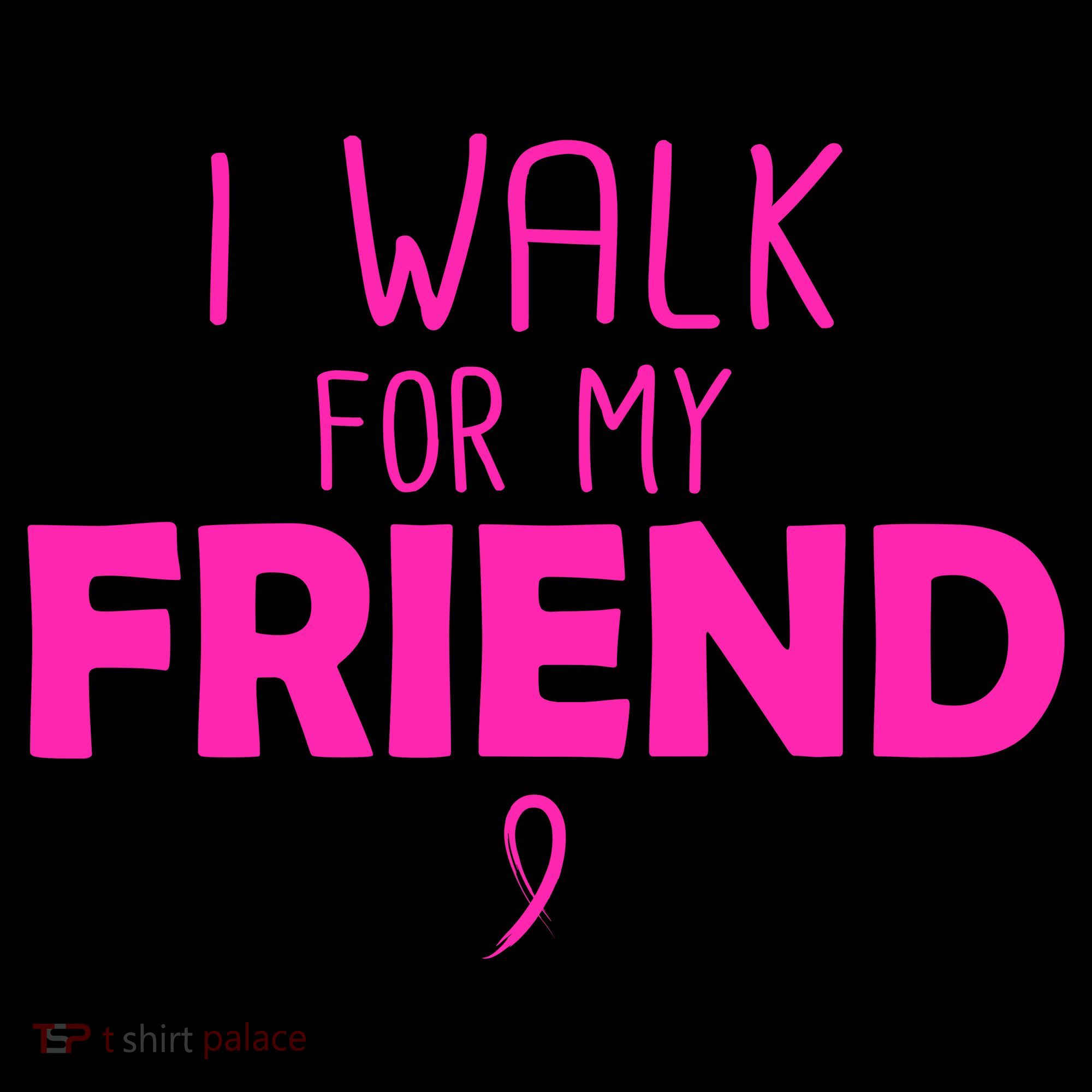 I Walk For My Friend Breast Cancer Coffee Mug