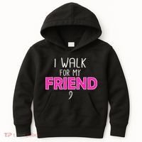 I Walk For My Friend Breast Cancer Kids Hoodie thumb 0