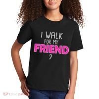 I Walk For My Friend Breast Cancer Kids T-Shirt thumb 2