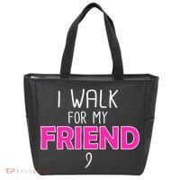 I Walk For My Friend Breast Cancer Tote Bag thumb 0