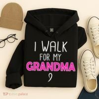 I Walk For My Grandma Breast Cancer Hoodie thumb 4