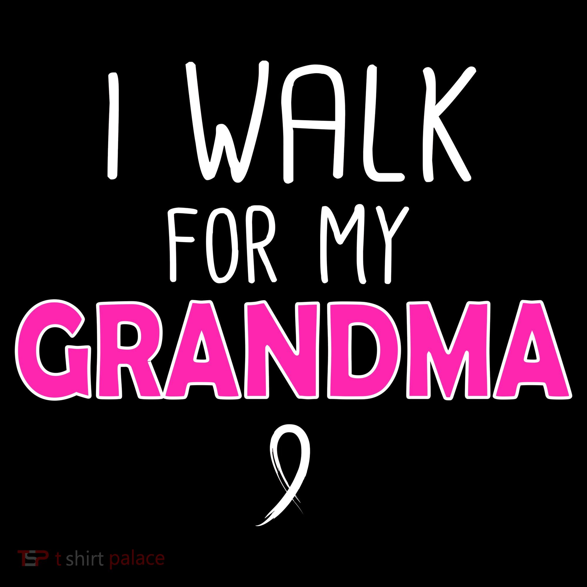 I Walk For My Grandma Breast Cancer Women's Hoodie