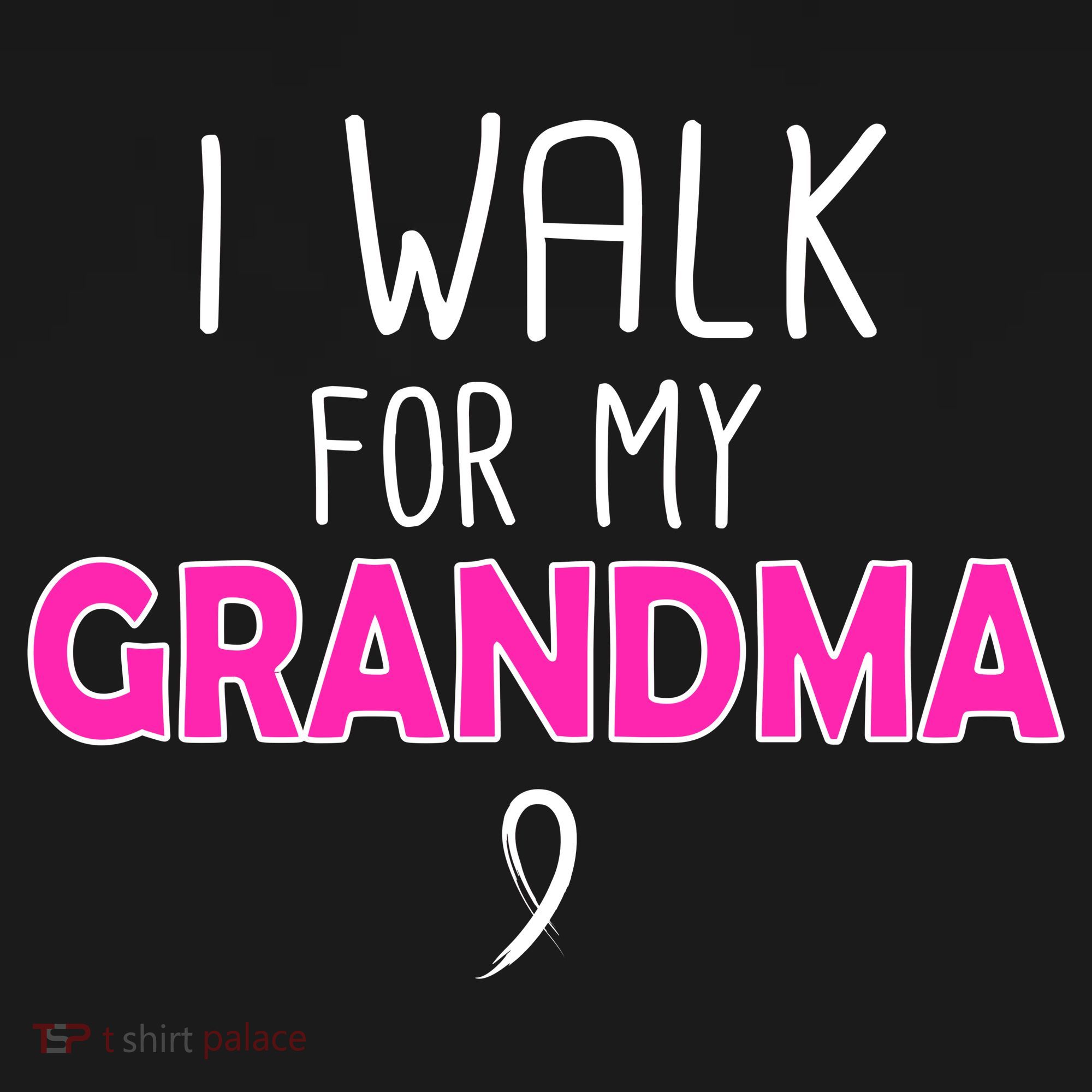 I Walk For My Grandma Breast Cancer Women's Tank Top