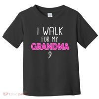 I Walk For My Grandma Breast Cancer Toddler T-Shirt thumb 0