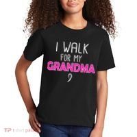 I Walk For My Grandma Breast Cancer Kids T-Shirt thumb 2