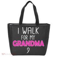 I Walk For My Grandma Breast Cancer Tote Bag thumb 0