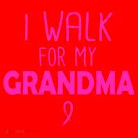 I Walk For My Grandma Breast Cancer Santa Hat thumb 1
