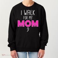 I Walk For My Mom Breast Cancer Women's Sweatshirt thumb 0