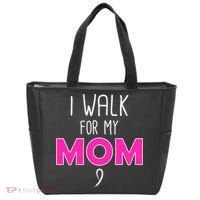 I Walk For My Mom Breast Cancer Tote Bag thumb 0