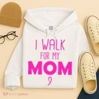 I Walk For My Mom Breast Cancer Hoodie thumb 4