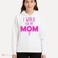 I Walk For My Mom Breast Cancer Hoodie thumb 5