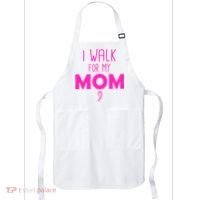 I Walk For My Mom Breast Cancer Apron thumb 0