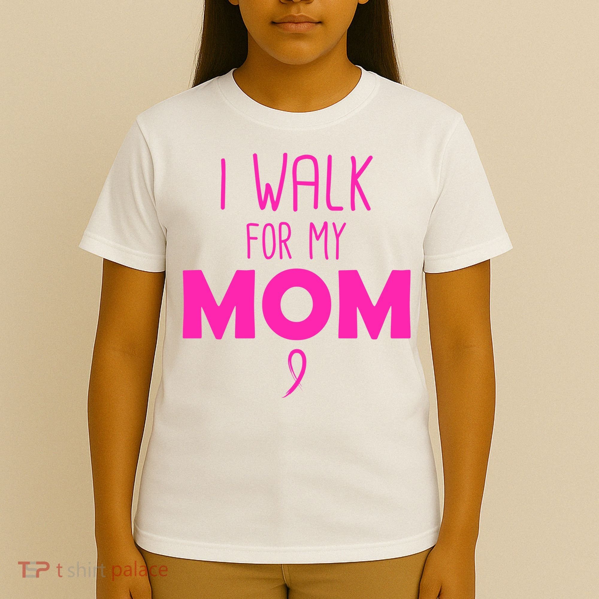 I Walk For My Mom Breast Cancer T-Shirt
