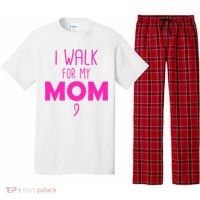 I Walk For My Mom Breast Cancer Pajama Set thumb 0