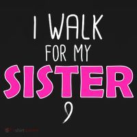 I Walk For My Sister Breast Cancer Toddler Hoodie thumb 2
