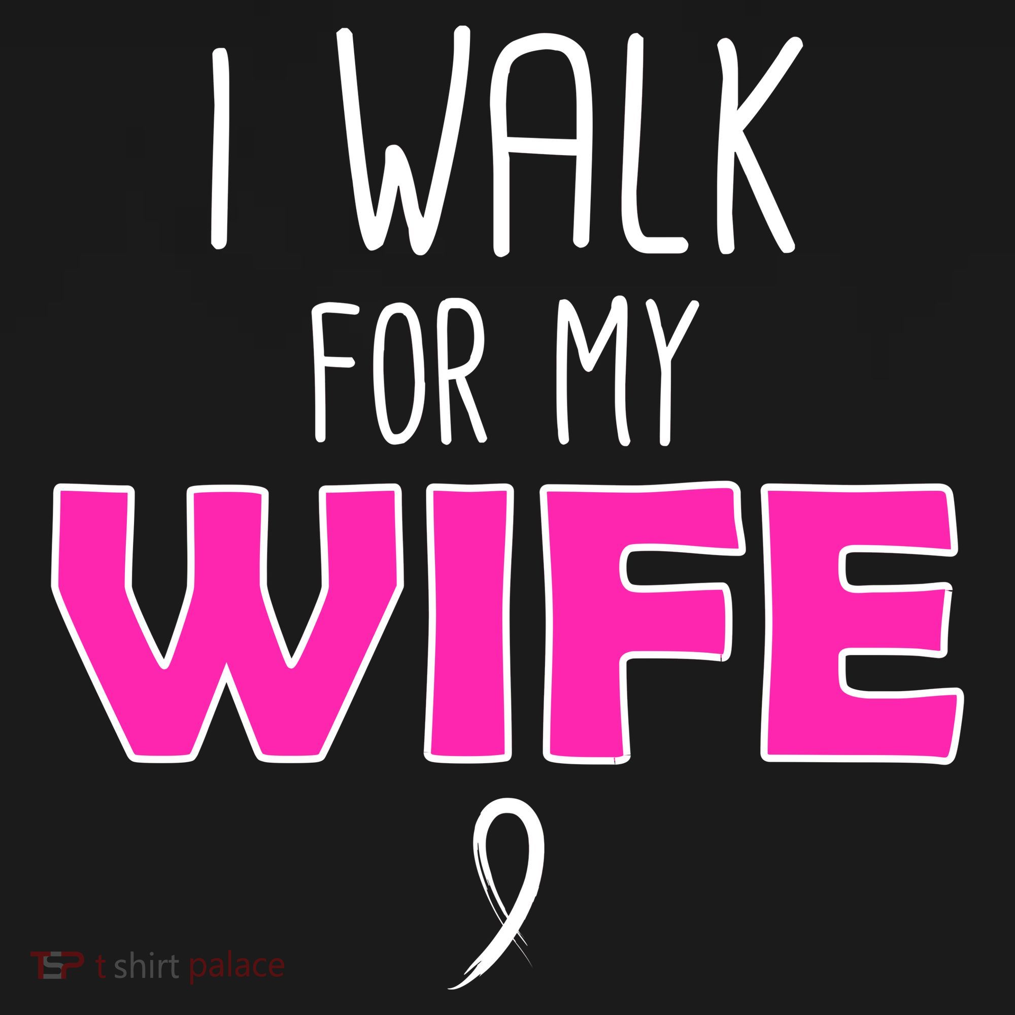 I Walk For My Wife Breast Cancer Mousepad