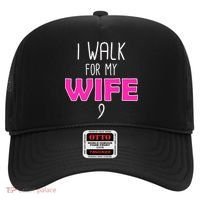 I Walk For My Wife Breast Cancer Hat thumb 0