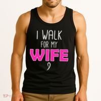 I Walk For My Wife Breast Cancer Tank Top thumb 3