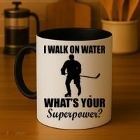 I Walk On Ice What's Your Superpower Coffee Mug thumb 4