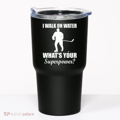 I Walk On Ice What's Your Superpower Tumbler