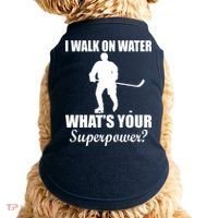 I Walk On Ice What's Your Superpower Doggie Tank thumb 0