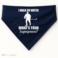 I Walk On Ice What's Your Superpower USA-Made Doggie Bandana thumb 0